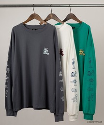 Disney（ディズニー）の「【TOY STORY/トイ・ストーリー】トイ・ストーリー キャラクター袖プリント 長袖Tシャツ（Tシャツ/カットソー・メンズ）」