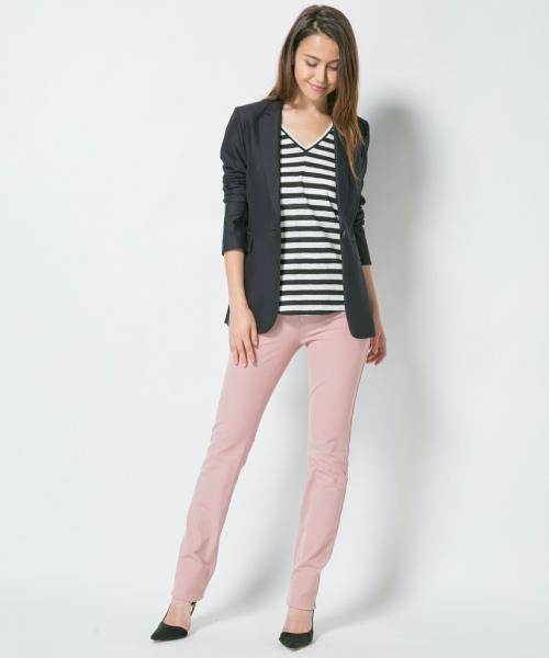 JOSEPH（ジョセフ）の「GABARDINE STRETCH NINO パンツ（その他パンツ・レディース・ローズ系/黄土色系/サックスブルー系・38/36）」の9枚目の写真