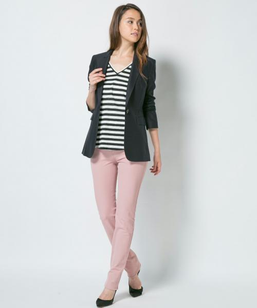 JOSEPH（ジョセフ）の「GABARDINE STRETCH NINO パンツ（その他パンツ・レディース・ローズ系/黄土色系/サックスブルー系・38/36）」の10枚目の写真