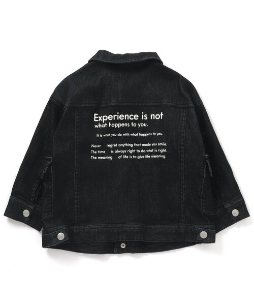 BREEZE(ブリーズ)の「WEB限定 やわらかデニムブルゾン(ブルゾン・キッズ・チャコール/インディゴブルー・80/90/140/130/110/120/100)」の18枚目の写真