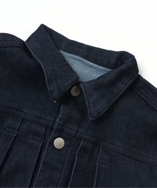 BREEZE(ブリーズ)の「WEB限定 やわらかデニムブルゾン(ブルゾン・キッズ・チャコール/インディゴブルー・80/90/140/130/110/120/100)」の17枚目の写真