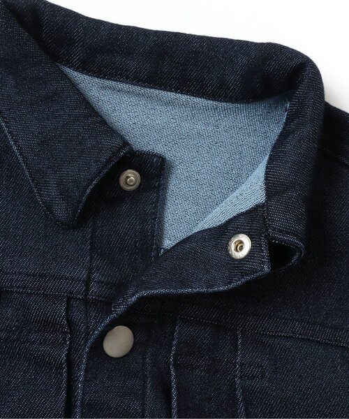 BREEZE(ブリーズ)の「WEB限定 やわらかデニムブルゾン(ブルゾン・キッズ・チャコール/インディゴブルー・80/90/140/130/110/120/100)」の6枚目の写真