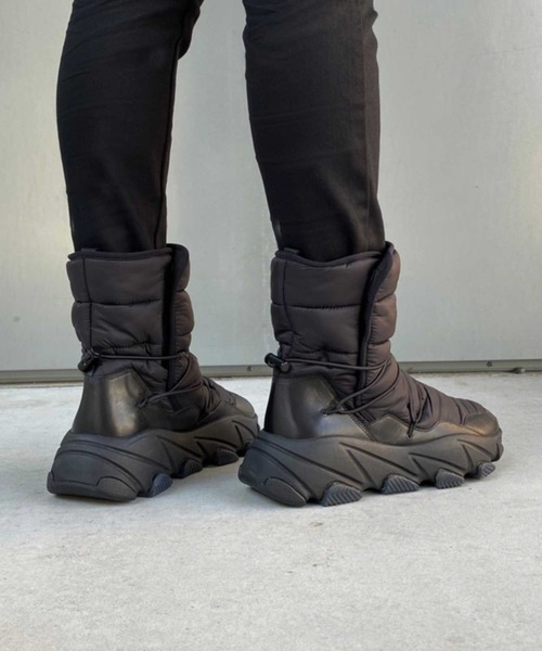 ASH(アッシュ)の「【EMY】パフィーチャンキーブーツ(ブーツ・レディース・ブラック/ベージュ・35/36/37/38/39/40)」の7枚目の写真