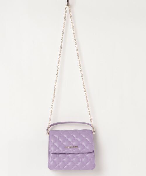 atmos pink（アトモスピンク）の「atmos pink キルティング ハンドバッグ（ハンドバッグ・レディース・ブラック/パープル・FREE）」の8枚目の写真