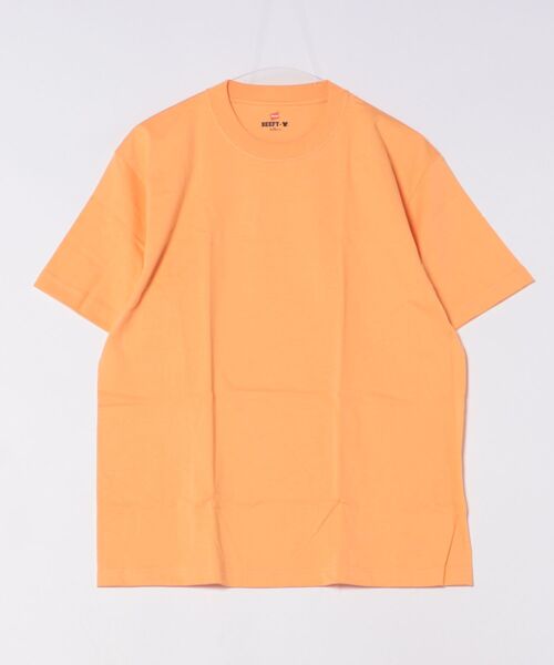 HANES(ヘインズ)の「【HANES/ヘインズ】BEEFY パックTシャツ H5180 ビーフィー/Tシャツ/無地/ヘビーウェイト/ユニセックス(Tシャツ/カットソー・メンズ・ダークパープル/レッド/ホワイト/チャコールグレー/グレー/ダークグリーン/ブラック/ネイビー/ライトグリーン/ライトベージュ/ライトオレンジ系/スモークピンク/ライトイエロー/ダークブルー/ダークネイビー/スミクロ・X-LARGE/MEDIUM/X-SMALL/LARGE/SMALL)」の16枚目の写真