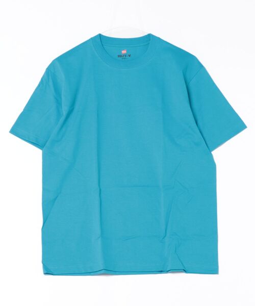 HANES(ヘインズ)の「【HANES/ヘインズ】BEEFY パックTシャツ H5180 ビーフィー/Tシャツ/無地/ヘビーウェイト/ユニセックス(Tシャツ/カットソー・メンズ・ダークパープル/レッド/ホワイト/チャコールグレー/グレー/ダークグリーン/ブラック/ネイビー/ライトグリーン/ライトベージュ/ライトオレンジ系/スモークピンク/ライトイエロー/ダークブルー/ダークネイビー/スミクロ・X-LARGE/MEDIUM/X-SMALL/LARGE/SMALL)」の10枚目の写真