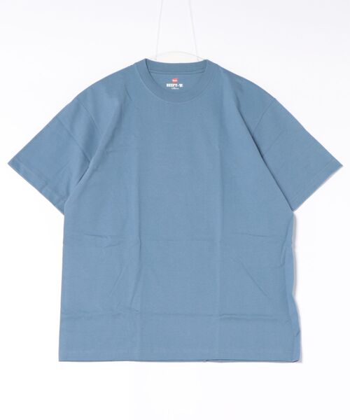 HANES(ヘインズ)の「【HANES/ヘインズ】【旅行・レジャーに】厚手で透けない BEEFY パックTシャツ H5180 ヘインズ ビーフィー Tシャツ 無地 ヘビーウェイト ユニセックス スミクロ・ネイビー登場(Tシャツ/カットソー・メンズ・ダークパープル/レッド/ホワイト/チャコールグレー/グレー/ダークグリーン/ブラック/ネイビー/ライトグリーン/ライトベージュ/ライトオレンジ系/スモークピンク/ライトイエロー/ダークブルー/ダークネイビー/スミクロ/ダークブラウン/ピンク/インディゴブルー・X-LARGE/MEDIUM/X-SMALL/LARGE/SMALL)」の11枚目の写真