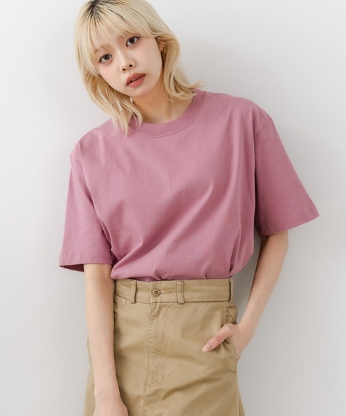 HANES(ヘインズ)の「【HANES/ヘインズ】【旅行・レジャーに】厚手で透けない BEEFY パックTシャツ H5180 ヘインズ ビーフィー Tシャツ 無地 ヘビーウェイト ユニセックス スミクロ・ネイビー登場(Tシャツ/カットソー・メンズ・ダークパープル/レッド/ホワイト/チャコールグレー/グレー/ダークグリーン/ブラック/ネイビー/ライトグリーン/ライトベージュ/ライトオレンジ系/スモークピンク/ライトイエロー/ダークブルー/ダークネイビー/スミクロ/ダークブラウン/ピンク/インディゴブルー・X-LARGE/MEDIUM/X-SMALL/LARGE/SMALL)」の16枚目の写真