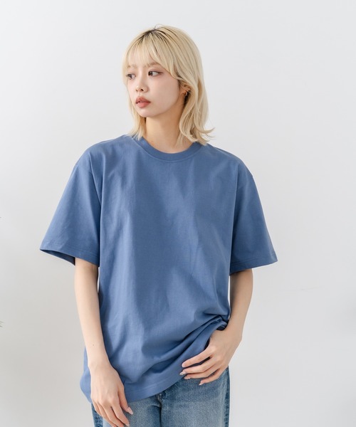 HANES(ヘインズ)の「【HANES/ヘインズ】【旅行・レジャーに】厚手で透けない BEEFY パックTシャツ H5180 ヘインズ ビーフィー Tシャツ 無地 ヘビーウェイト ユニセックス スミクロ・ネイビー登場(Tシャツ/カットソー・メンズ・ダークパープル/レッド/ホワイト/チャコールグレー/グレー/ダークグリーン/ブラック/ネイビー/ライトグリーン/ライトベージュ/ライトオレンジ系/スモークピンク/ライトイエロー/ダークブルー/ダークネイビー/スミクロ/ダークブラウン/ピンク/インディゴブルー・X-LARGE/MEDIUM/X-SMALL/LARGE/SMALL)」の11枚目の写真
