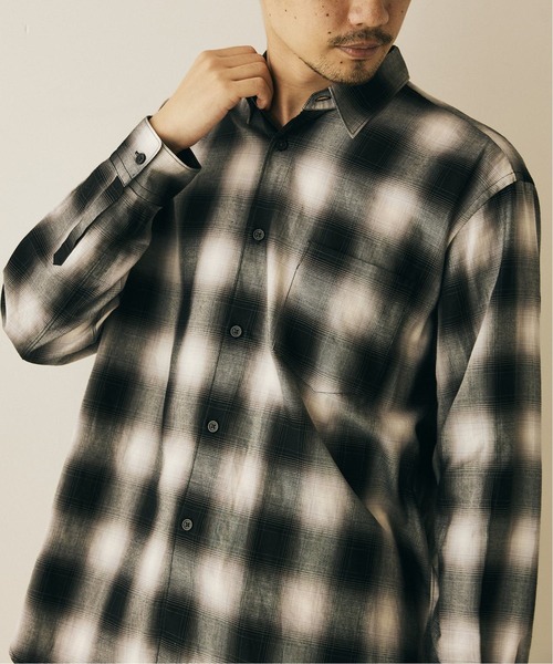 417 EDIFICE(フォーワンセブンエディフィス)の「【Essential / エッセンシャル】shirt ombrer / シャツ オンブレ(シャツ/ブラウス・メンズ・マルチ/その他1/その他8・SMALL/MEDIUM/LARGE)」の3枚目の写真