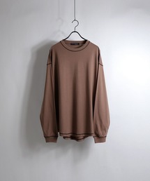 ルーズシルエット クルーネック ベーシックロンT【Confirm】