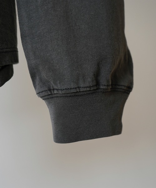 Confirm（コンファーム）の「ルーズシルエット クルーネック ベーシックロンT【Confirm】（Tシャツ/カットソー・メンズ・チャコールグレー/ミント/ブラック/サックスブルー/ホワイト/アイボリー/ホワイト系その他/オレンジ・L/M）」の20枚目の写真