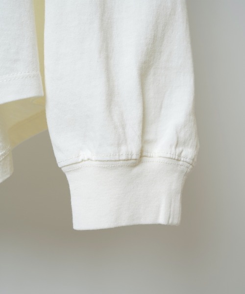 Confirm（コンファーム）の「ルーズシルエット クルーネック ベーシックロンT【Confirm】（Tシャツ/カットソー・メンズ・チャコールグレー/ミント/ブラック/サックスブルー/ホワイト/アイボリー/ホワイト系その他/オレンジ・L/M）」の14枚目の写真