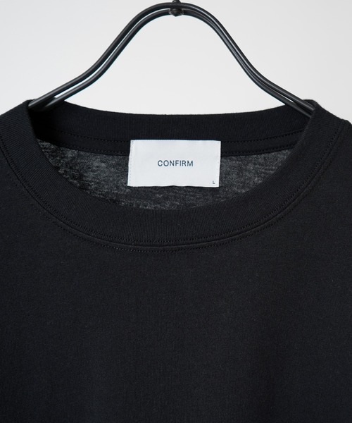 Confirm（コンファーム）の「ルーズシルエット クルーネック ベーシックロンT【Confirm】（Tシャツ/カットソー・メンズ・チャコールグレー/ミント/ブラック/サックスブルー/ホワイト/アイボリー/ホワイト系その他/オレンジ・L/M）」の15枚目の写真