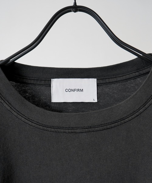 Confirm（コンファーム）の「ルーズシルエット クルーネック ベーシックロンT【Confirm】（Tシャツ/カットソー・メンズ・チャコールグレー/ミント/ブラック/サックスブルー/ホワイト/アイボリー/ホワイト系その他/オレンジ・L/M）」の17枚目の写真