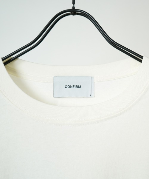 Confirm（コンファーム）の「ルーズシルエット クルーネック ベーシックロンT【Confirm】（Tシャツ/カットソー・メンズ・チャコールグレー/ミント/ブラック/サックスブルー/ホワイト/アイボリー/ホワイト系その他/オレンジ・L/M）」の12枚目の写真