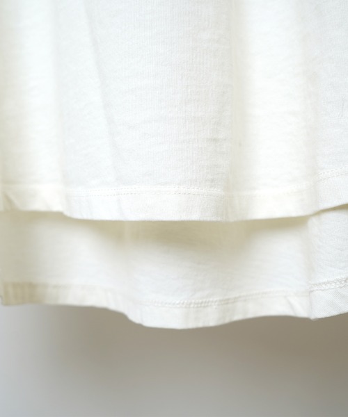 Confirm（コンファーム）の「ルーズシルエット クルーネック ベーシックロンT【Confirm】（Tシャツ/カットソー・メンズ・チャコールグレー/ミント/ブラック/サックスブルー/ホワイト/アイボリー/ホワイト系その他/オレンジ・L/M）」の13枚目の写真