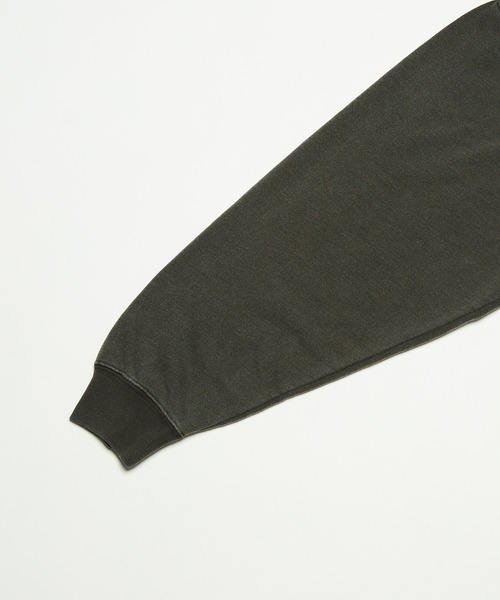 WHO'S WHO gallery（フーズフーギャラリー）の「【BLESS YOU/ブレスユー】ピグメント刺繍パーカー（パーカー・メンズ・アッシュグレー/ブラック/ネイビー/グリーン・FREE）」の15枚目の写真