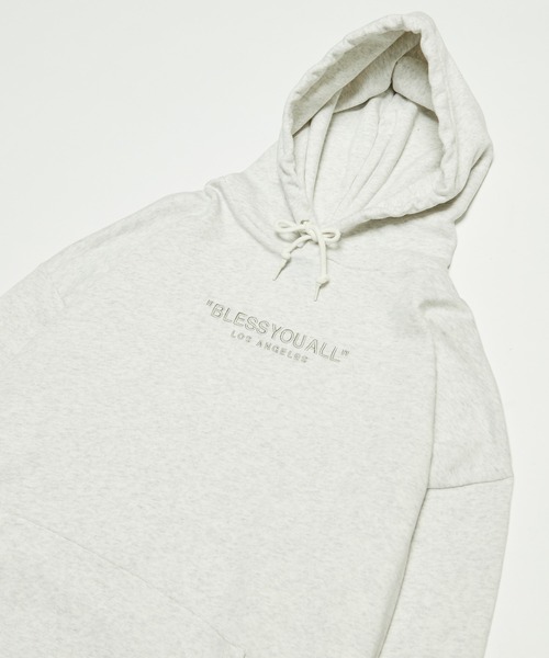 WHO'S WHO gallery（フーズフーギャラリー）の「【BLESS YOU/ブレスユー】ピグメント刺繍パーカー（パーカー・メンズ・アッシュグレー/ブラック/ネイビー/グリーン・FREE）」の19枚目の写真