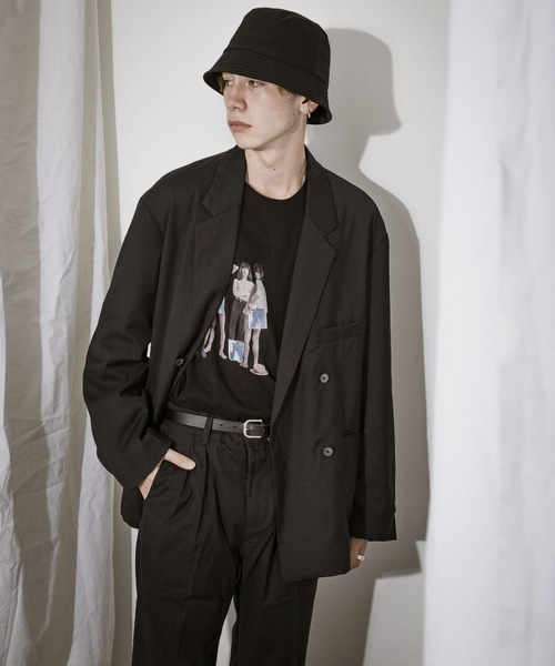 URBAN RESEARCH（アーバンリサーチ）の「URBAN RESEARCH iD　T/R STRAP DOUBLE JACKET（その他アウター・メンズ・ホワイト系その他/グリーン系その他/ブルー系その他・MEDIUM/LARGE）」の3枚目の写真