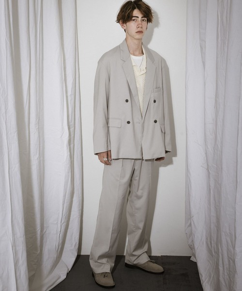 URBAN RESEARCH（アーバンリサーチ）の「URBAN RESEARCH iD　T/R STRAP DOUBLE JACKET（その他アウター・メンズ・ホワイト系その他/グリーン系その他/ブルー系その他・MEDIUM/LARGE）」の11枚目の写真