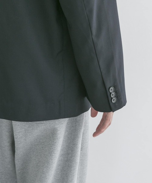 URBAN RESEARCH（アーバンリサーチ）の「URBAN RESEARCH iD　T/R STRAP DOUBLE JACKET（その他アウター・メンズ・ホワイト系その他/グリーン系その他/ブルー系その他・MEDIUM/LARGE）」の10枚目の写真