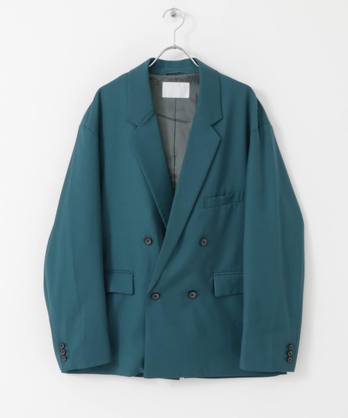 URBAN RESEARCH（アーバンリサーチ）の「URBAN RESEARCH iD　T/R STRAP DOUBLE JACKET（その他アウター・メンズ・ホワイト系その他/グリーン系その他/ブルー系その他・MEDIUM/LARGE）」の18枚目の写真