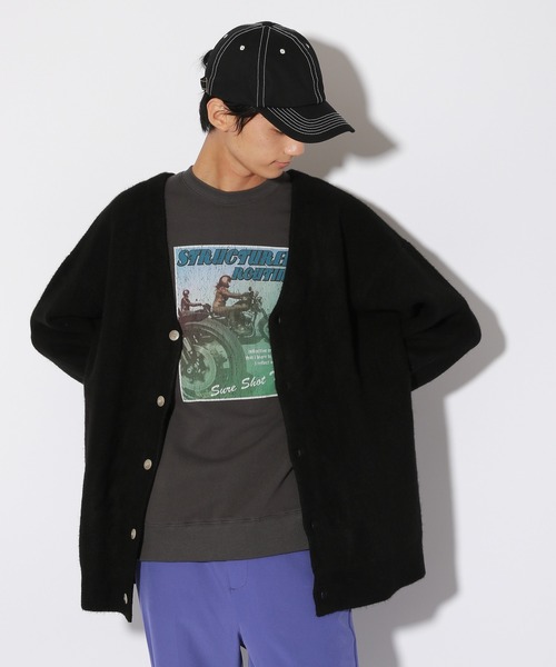 PBLIM(ページボーイリム)の「【PAGEBOYLIM】レトロポスタースウェット(スウェット・レディース・ブラウン/グレー・MEDIUM/LARGE)」の18枚目の写真