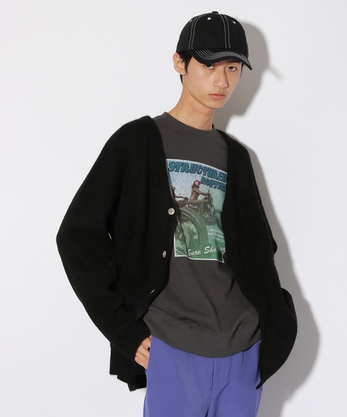 PBLIM(ページボーイリム)の「【PAGEBOYLIM】レトロポスタースウェット(スウェット・レディース・ブラウン/グレー・MEDIUM/LARGE)」の13枚目の写真