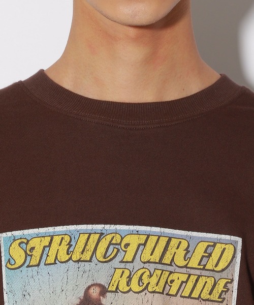 PBLIM(ページボーイリム)の「【PAGEBOYLIM】レトロポスタースウェット(スウェット・レディース・ブラウン/グレー・MEDIUM/LARGE)」の9枚目の写真