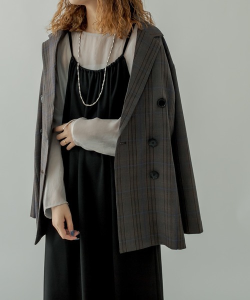 mystic（ミスティック）の「アメスリキャミワンピース（ワンピース・レディース・ライトグレー/ブラック/ミント・FREE）」の19枚目の写真