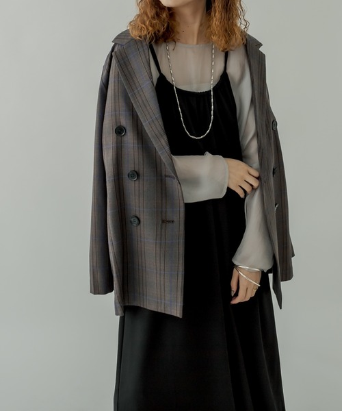 mystic（ミスティック）の「アメスリキャミワンピース（ワンピース・レディース・ライトグレー/ブラック/ミント・FREE）」の20枚目の写真