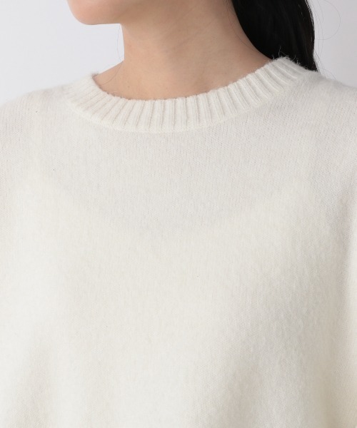 LOWRYS FARM(ローリーズファーム)の「カラークルーチュニックニットLS 239443(ニット/セーター・レディース・ブラック/グリーン/アイボリー/ピンク・FREE)」の13枚目の写真