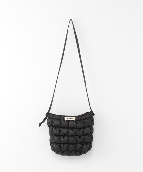 Heather（ヘザー）の「あいねねキルティングショルダーバッグ 257767（ショルダーバッグ・レディース・ブラック/ベージュ・ONE SIZE）」の16枚目の写真