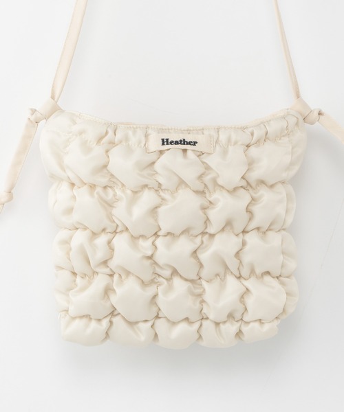 Heather（ヘザー）の「あいねねキルティングショルダーバッグ 257767（ショルダーバッグ・レディース・ブラック/ベージュ・ONE SIZE）」の18枚目の写真