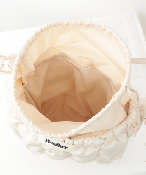 Heather（ヘザー）の「あいねねキルティングショルダーバッグ 257767（ショルダーバッグ・レディース・ブラック/ベージュ・ONE SIZE）」の21枚目の写真