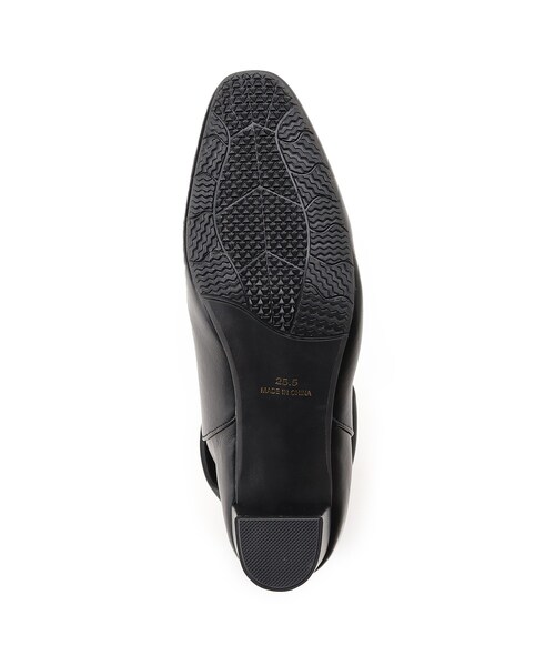 DRESKIP(ドレスキップ)の「◆ミドル丈ギャザーブーツ(ブーツ・レディース・ブラック/ベージュ・35/55/45)」の4枚目の写真