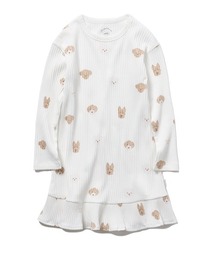 gelato pique（ジェラートピケ）の「【KIDS】メレンゲドッグ柄 kids ドレス（ルームウェア/パジャマ・キッズ）」