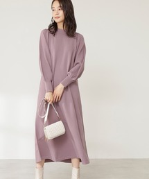 N.(N. Natural Beauty Basic) | ◆ボリュームパフニットワンピース(ワンピース)