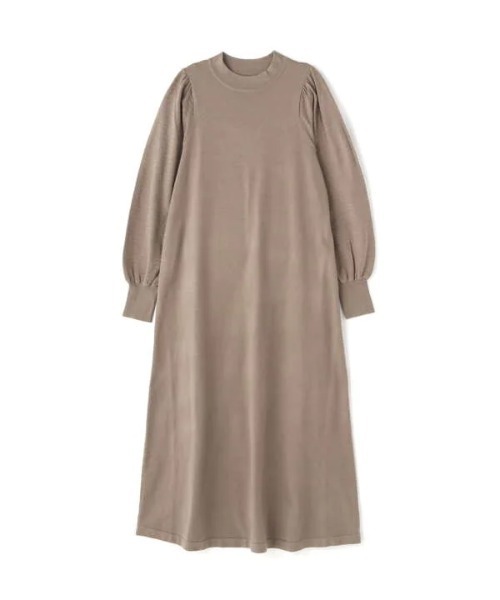 N.（N. Natural Beauty Basic）（エヌエヌナチュラルビューティーベーシック）の「◆ボリュームパフニットワンピース（ワンピース・レディース・モカ/スミクロ/パープル/ブルー・MEDIUM）」の18枚目の写真