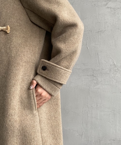 mizuiro Ind/ミズイロインド　Aライン　ダッフルコート　希少カラー limited edition coat Autumn & Winter Collection 2024