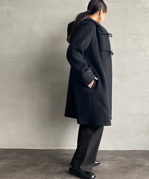 mizuiro ind (ミズイロインド) A line duffle coat / エーライン