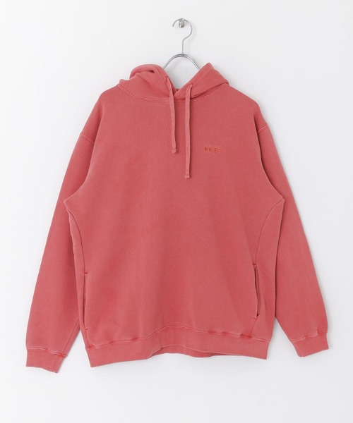 URBAN RESEARCH Sonny Label（アーバンリサーチサニーレーベル）の「OOPS　ピグメントライトウェイトパーカー（パーカー・メンズ・チャコールグレー/レッド/オフホワイト・MEDIUM/LARGE）」の20枚目の写真