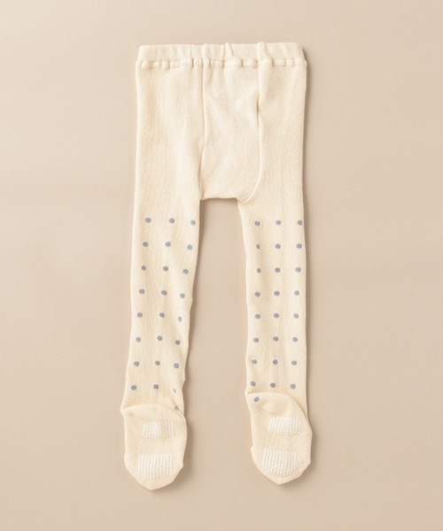sense of wonder(センスオブワンダー)の「オーガニックドットタイツ【日本製】(タイツ/ストッキング・キッズ・グレー/キナリ・100-110cm/90-100cm/110-120cm/80-90cm)」の10枚目の写真