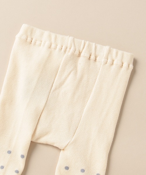sense of wonder(センスオブワンダー)の「オーガニックドットタイツ【日本製】(タイツ/ストッキング・キッズ・グレー/キナリ・100-110cm/90-100cm/110-120cm/80-90cm)」の9枚目の写真