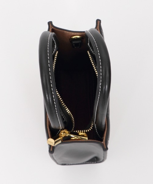 axes femme(アクシーズファム)の「ゴブランポシェット(ショルダーバッグ・レディース・ブラック/キャメル・MEDIUM)」の12枚目の写真