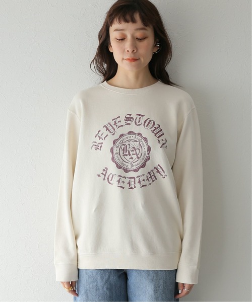 JOURNAL STANDARD(ジャーナルスタンダード)の「RAプリントヴィンテージスウェット(スウェット・レディース・ネイビー/ブラウン/アイボリー・FREE)」の10枚目の写真