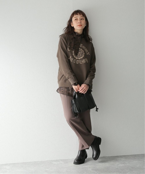 JOURNAL STANDARD(ジャーナルスタンダード)の「RAプリントヴィンテージスウェット(スウェット・レディース・ネイビー/ブラウン/アイボリー・FREE)」の11枚目の写真