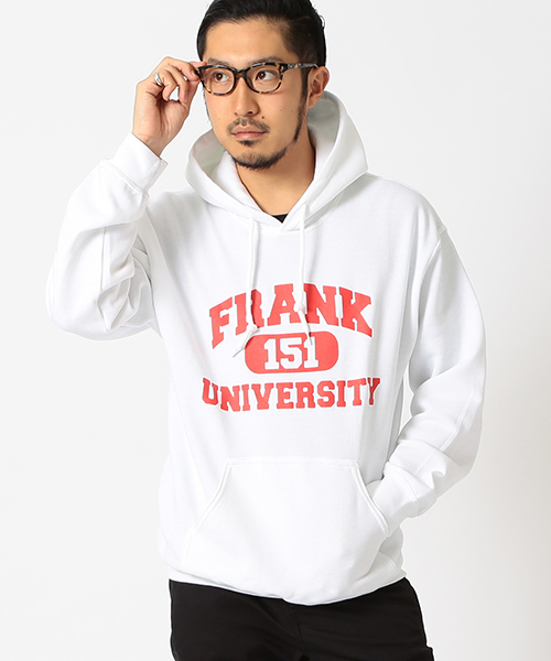 FRANK（フランク）の「◎FRANK / 別注 UNIVERCITY プルオーバー パーカ 
