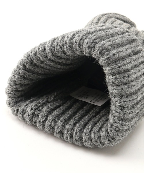 Spick & Span(スピックアンドスパン)の「【CLIPPER CASUALS】 Bob cap ニットキャップ(ニットキャップ/ビーニー・レディース・ブラック/チャコールグレー/ホワイト・FREE)」の10枚目の写真